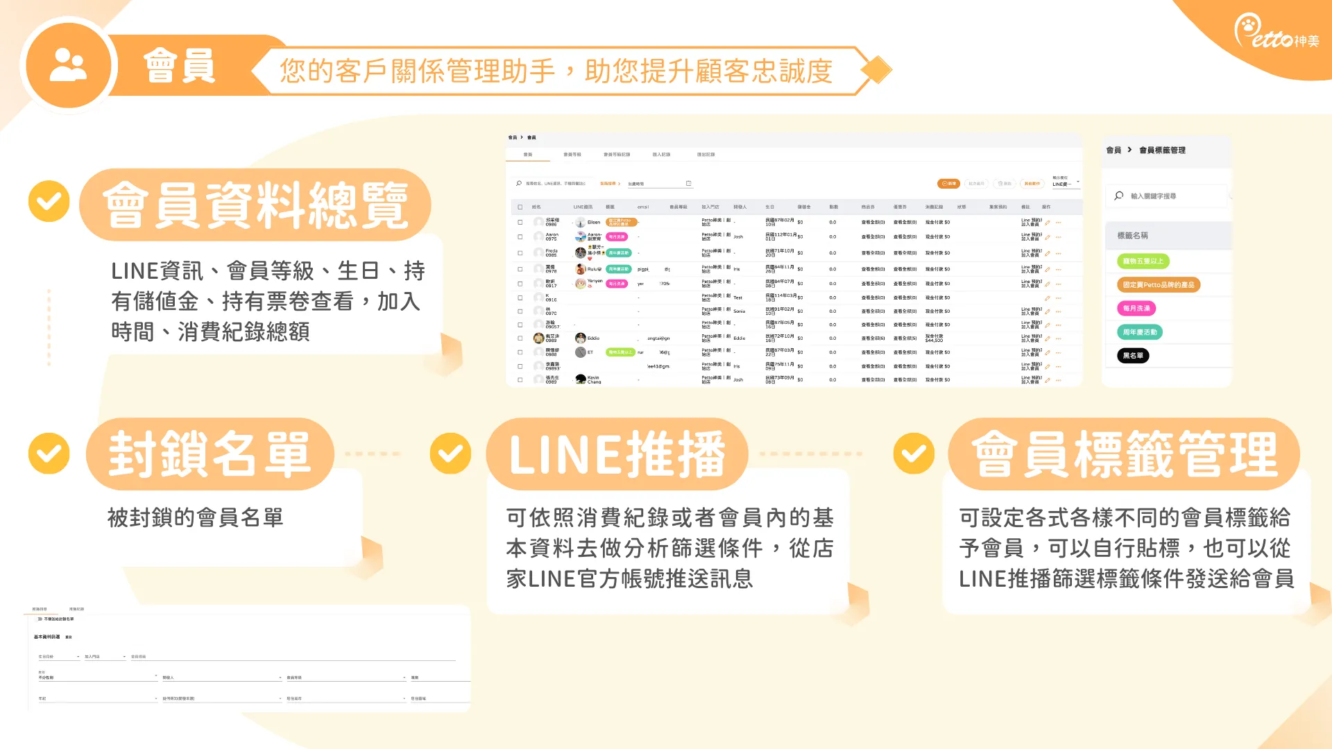 會員管理 - 顧客資料庫